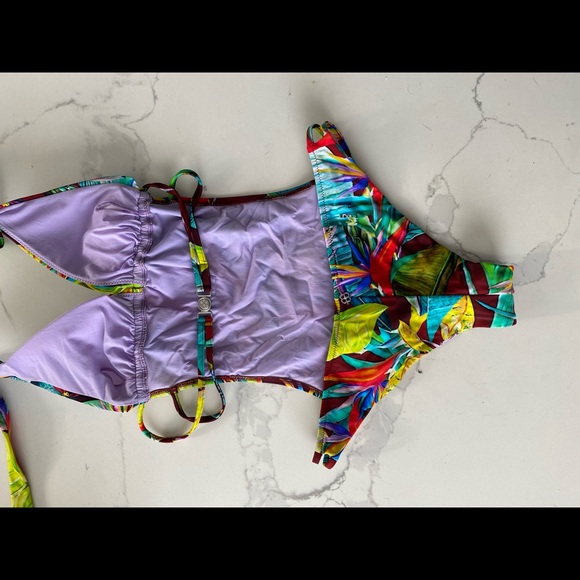 Tropical beaded swim suit - Picture 4 of 5